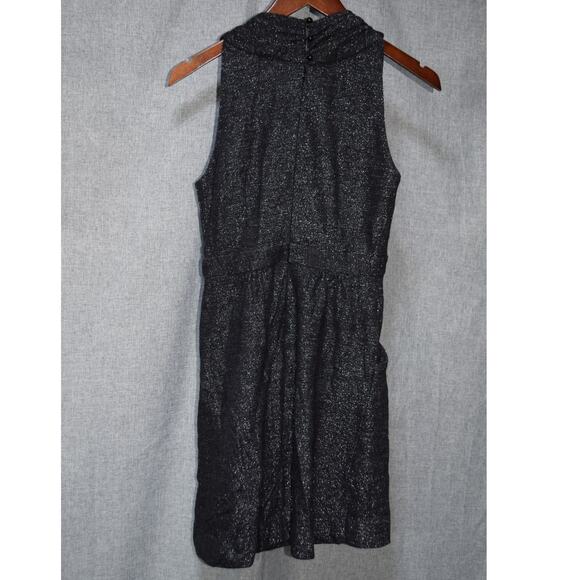 Kate Spade New York Black Metallic Bow-Neck Sleeveless Dress Size 2 - Picture 4 of 4